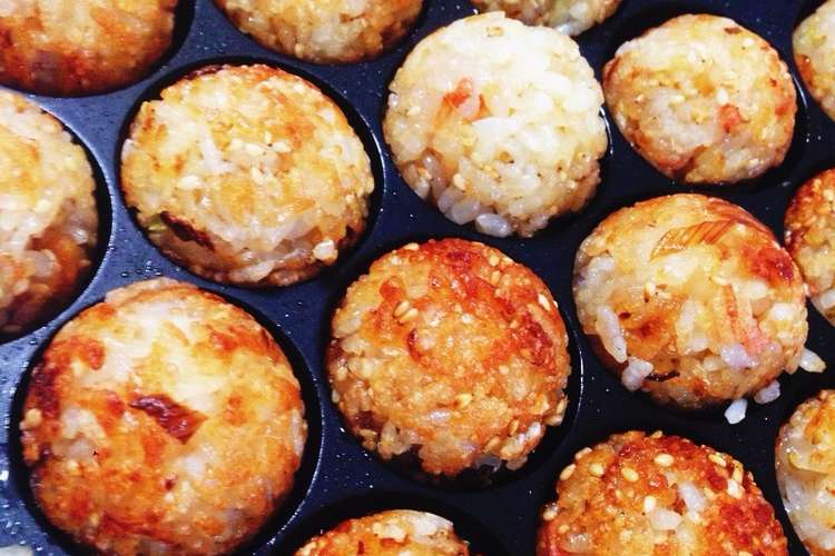 簡単 たこ焼き器で作るミニ焼きおにぎり レシピ 作り方 By ﾓﾓﾁﾊﾏ クックパッド 簡単おいしいみんなのレシピが354万品
