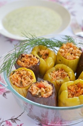 トルコ料理☆夏野菜でドルマ