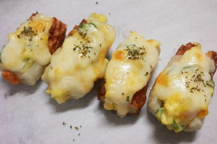 リメイク ちくわのポテサラチーズ焼き レシピ 作り方 By だんだん クックパッド 簡単おいしいみんなのレシピが349万品