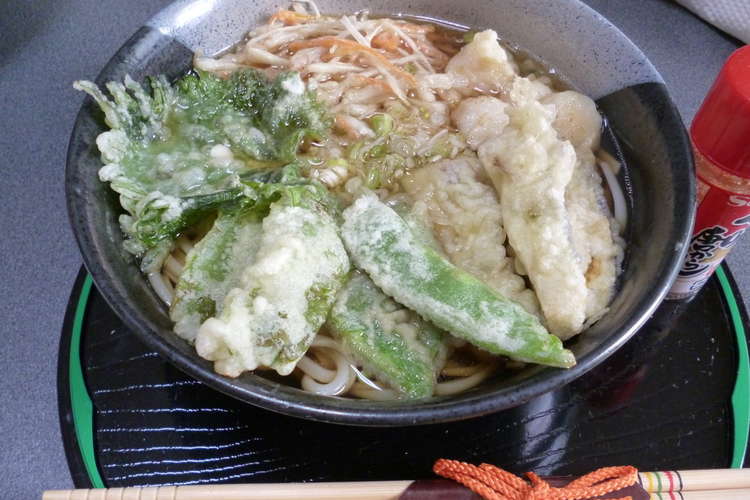 農家ならではの 野菜天ぷらうどん レシピ 作り方 By 惠惠 クックパッド