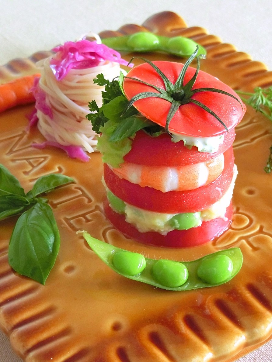 まるごとトマトのサンドイッチサラダの画像