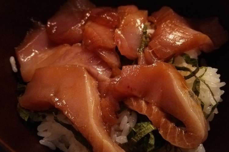 びんちょうマグロのづけ丼 レシピ 作り方 By とんかつだいすき クックパッド 簡単おいしいみんなのレシピが361万品