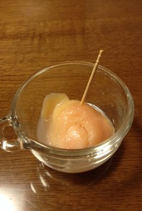 桃のカルピス煮