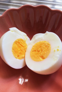 レンジで簡単ゆで卵！