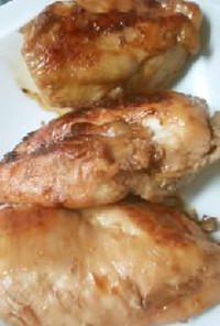 保存食・炊飯器で鶏胸１キロの焼き鶏風