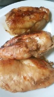 保存食・炊飯器で鶏胸１キロの焼き鶏風の画像