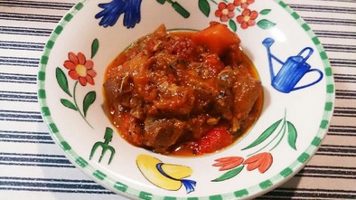 簡単 栄養満点 ラクチン 豚肉トマト煮！の写真