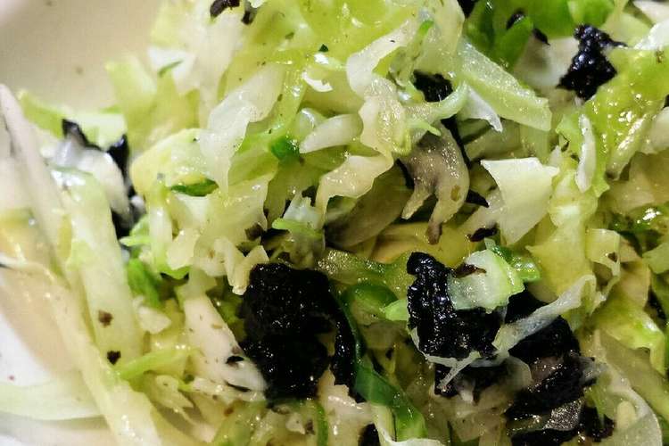 レンジで簡単即席蒸しキャベツの海苔あえ レシピ 作り方 By かしし クックパッド 簡単おいしいみんなのレシピが356万品