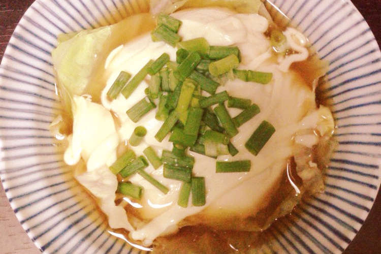 キャベツとお豆腐の温かいおつまみ レシピ 作り方 By しお小さじ1 クックパッド 簡単おいしいみんなのレシピが366万品