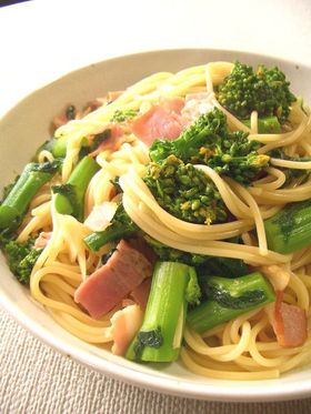 菜の花のパスタ