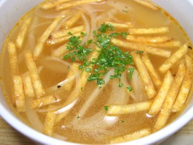 夏に簡単! カラムーチョのコンソメスープ