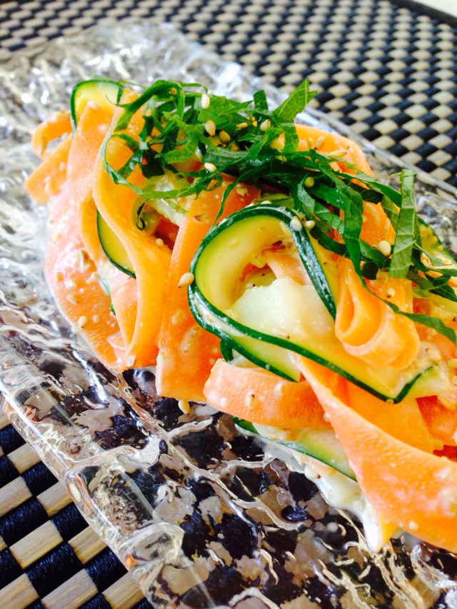 夏ズッキーニのリボンサラダ レシピ・作り方