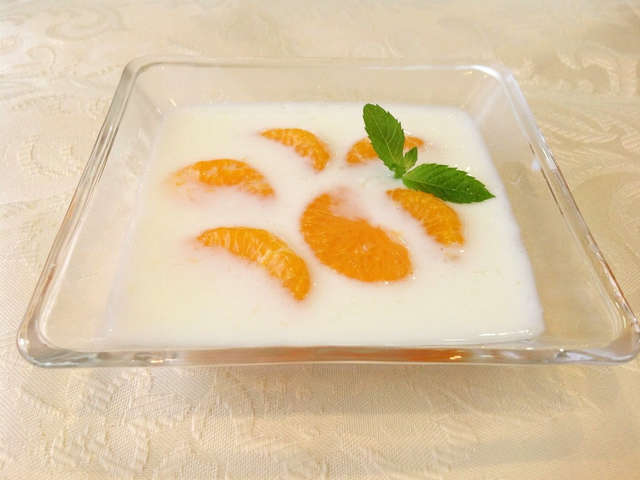 牛乳 寒天 みかん レシピ