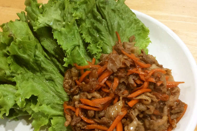 ご飯が進む サニーレタスの甘辛豚肉巻き レシピ 作り方 By Kayumako クックパッド 簡単おいしいみんなのレシピが354万品