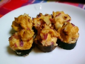 ナスのツナマヨ❤超簡単!トースター焼き
