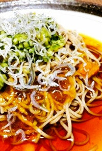 【15分】ジュレでさっぱり★夏シラス蕎麦