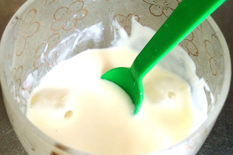カスピ海ヨーグルトの種で 豆乳ヨーグルト レシピ 作り方 By 甘党mama クックパッド