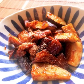 簡単!豚バラとナスのウマい炒め