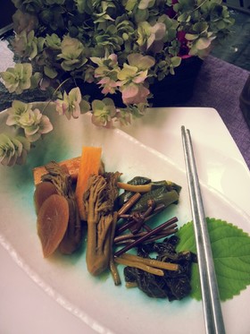 野菜のポン酢漬け