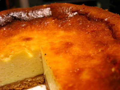 しっとりベークドチーズケーキの画像