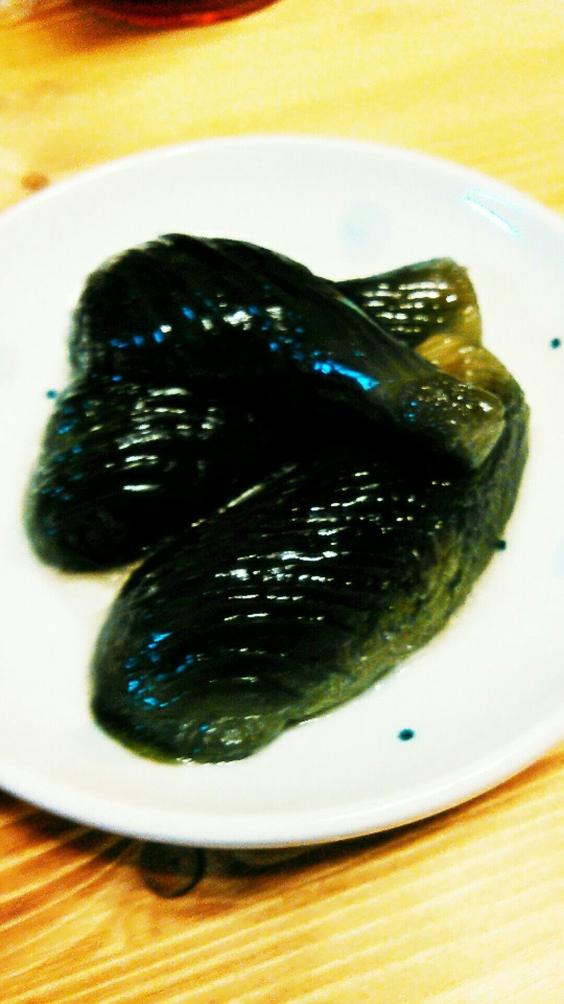 究極❢真っ黒な旨いナスの煮浸しの画像