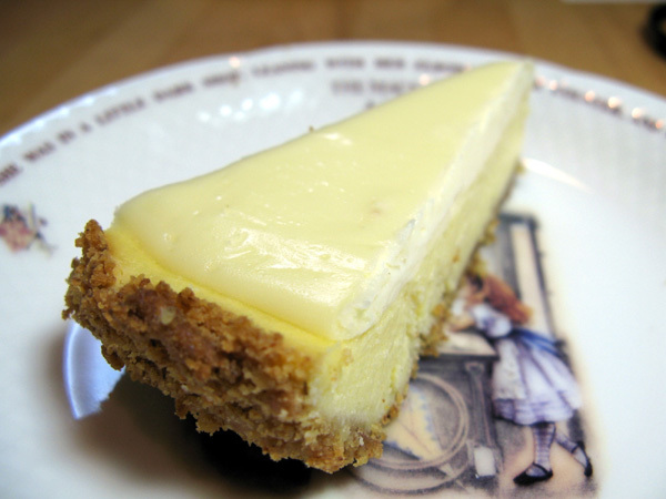 分離のチーズケーキの画像