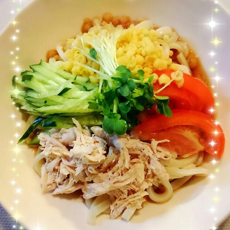 みんなが作ってる サラダうどん ささみのレシピ クックパッド 簡単おいしいみんなのレシピが358万品