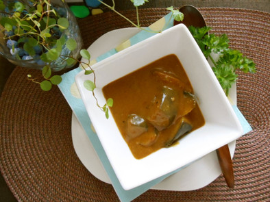 エスニック風☆茄子の味噌カレースープの写真