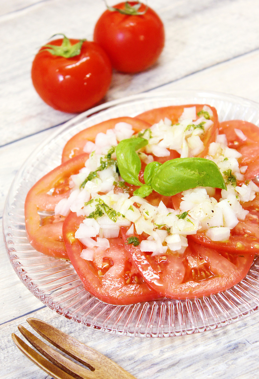 トマトのマリネ風サラダの画像