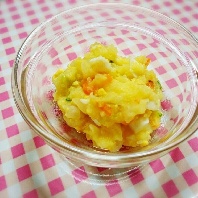 取り分け離乳食 豆乳ポテトサラダ レシピ 作り方 By Koko Mama クックパッド