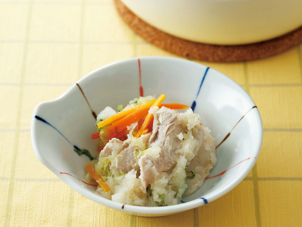 豚肉のみぞれ煮 ゆず風味
