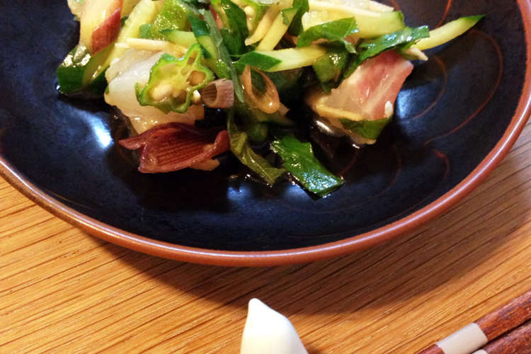 簡単 白身魚と夏野菜の和風カルパッチョ レシピ 作り方 By Herbhappy クックパッド 簡単おいしいみんなのレシピが373万品