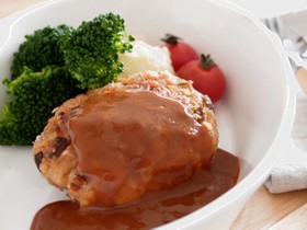 大豆ミートのハンバーグ デミグラスソース