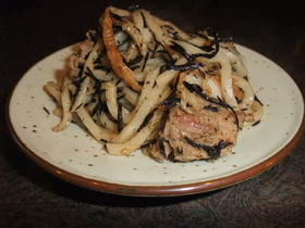ひじきの焼きうどん