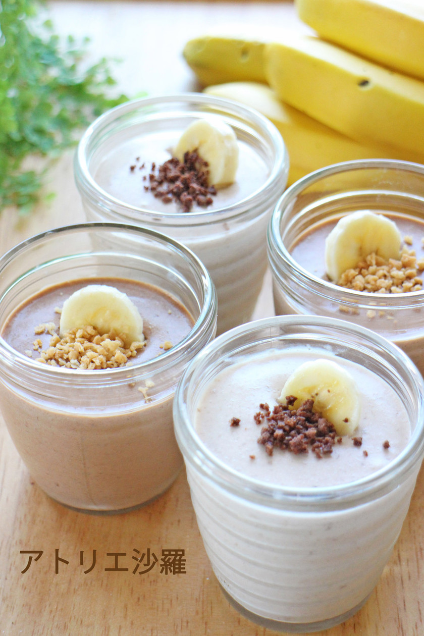 バナナのバニララムソース添え レシピ