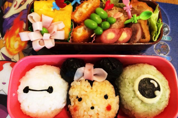 ツムツム風おにぎり レシピ 作り方 By クックt0ju7v クックパッド 簡単おいしいみんなのレシピが355万品