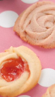 pinkの絞り出しクッキーの画像