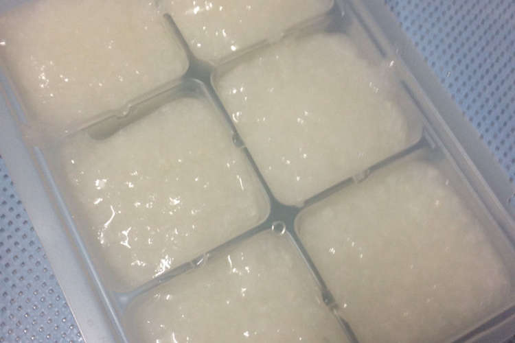 離乳食中期 炊飯器で簡単7倍がゆ レシピ 作り方 By Tomo クックパッド 簡単おいしいみんなのレシピが366万品