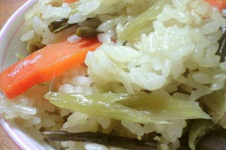 山菜おこわ もち米大好き レシピ 作り方 By あんぢぇ クックパッド 簡単おいしいみんなのレシピが357万品