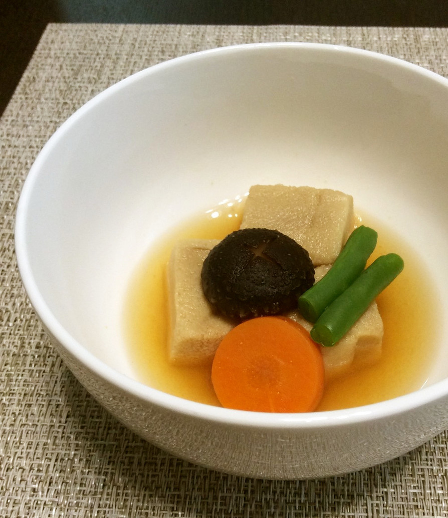 平椀～高野豆腐の煮物の画像