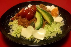 ラタトゥイユでアレンジ丼⭐タコライス