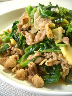 春キャベツと豚肉のピリ辛炒め