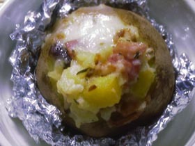 柿とショームの詰め物こんがり焼き