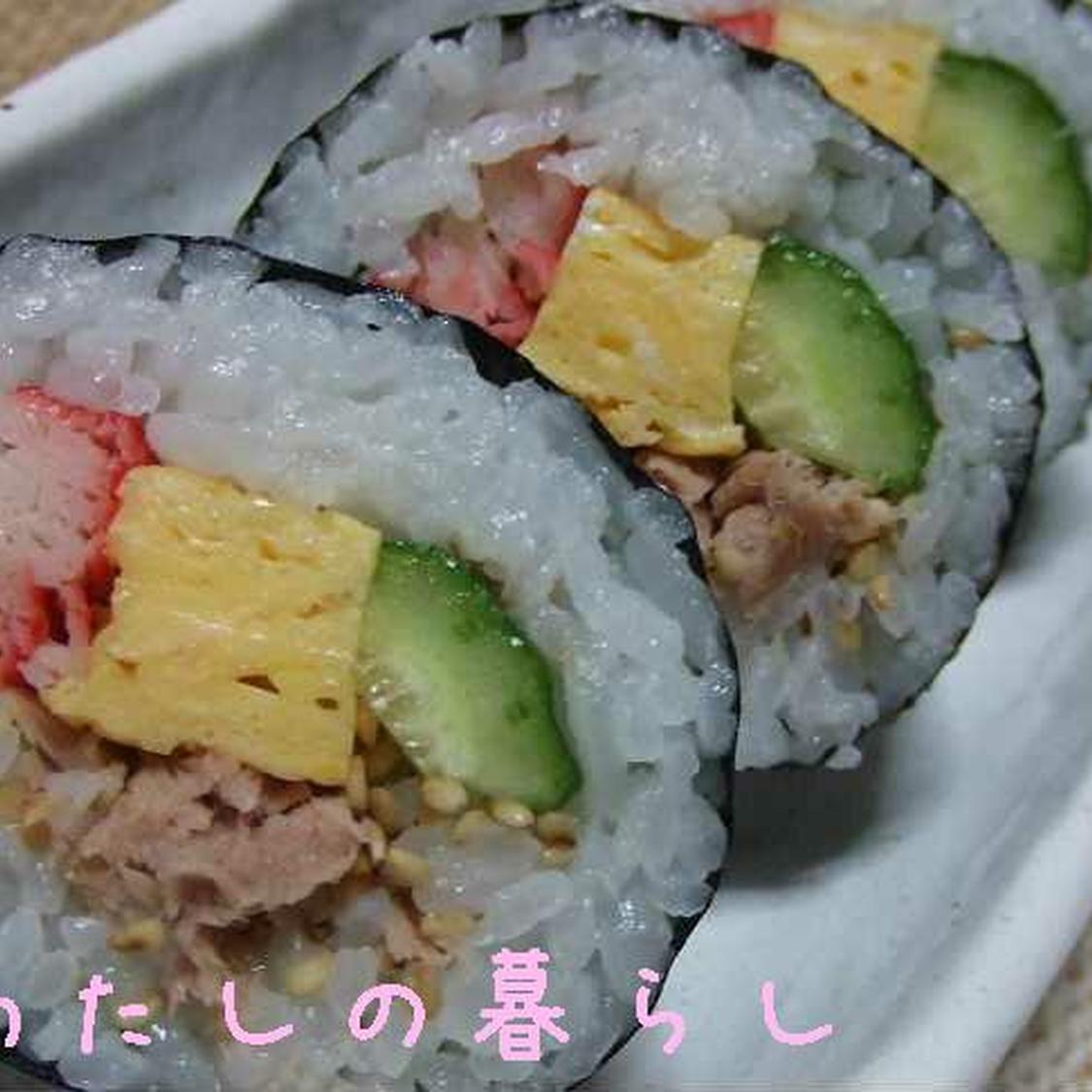 ✿サラダ巻♡わたし流の巻き方・切り方✿