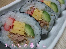 ✿サラダ巻♡わたし流の巻き方・切り方✿