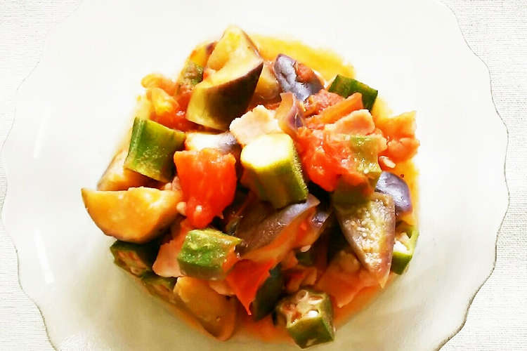 簡単 夏野菜のあっさり煮 レシピ 作り方 By Michikusa3 クックパッド 簡単おいしいみんなのレシピが352万品