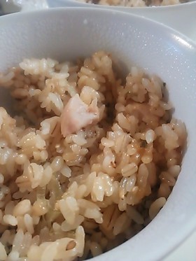 九条ネギと鶏肉の炊き込みご飯