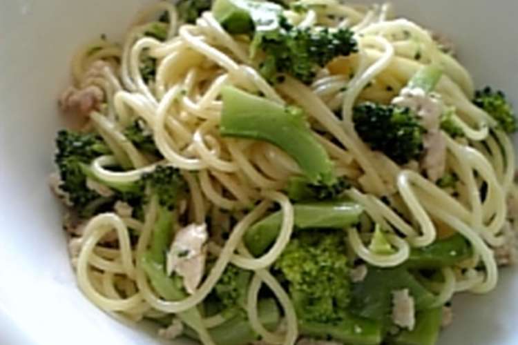 ブロッコリー 鶏ひき肉のヘルシーパスタ レシピ 作り方 By 田舎味噌 クックパッド
