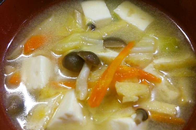 子供もモリモリ 野菜の味噌汁 レシピ 作り方 By きちやす クックパッド 簡単おいしいみんなのレシピが355万品