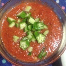 ガスパチョ風冷製夏野菜スープの画像